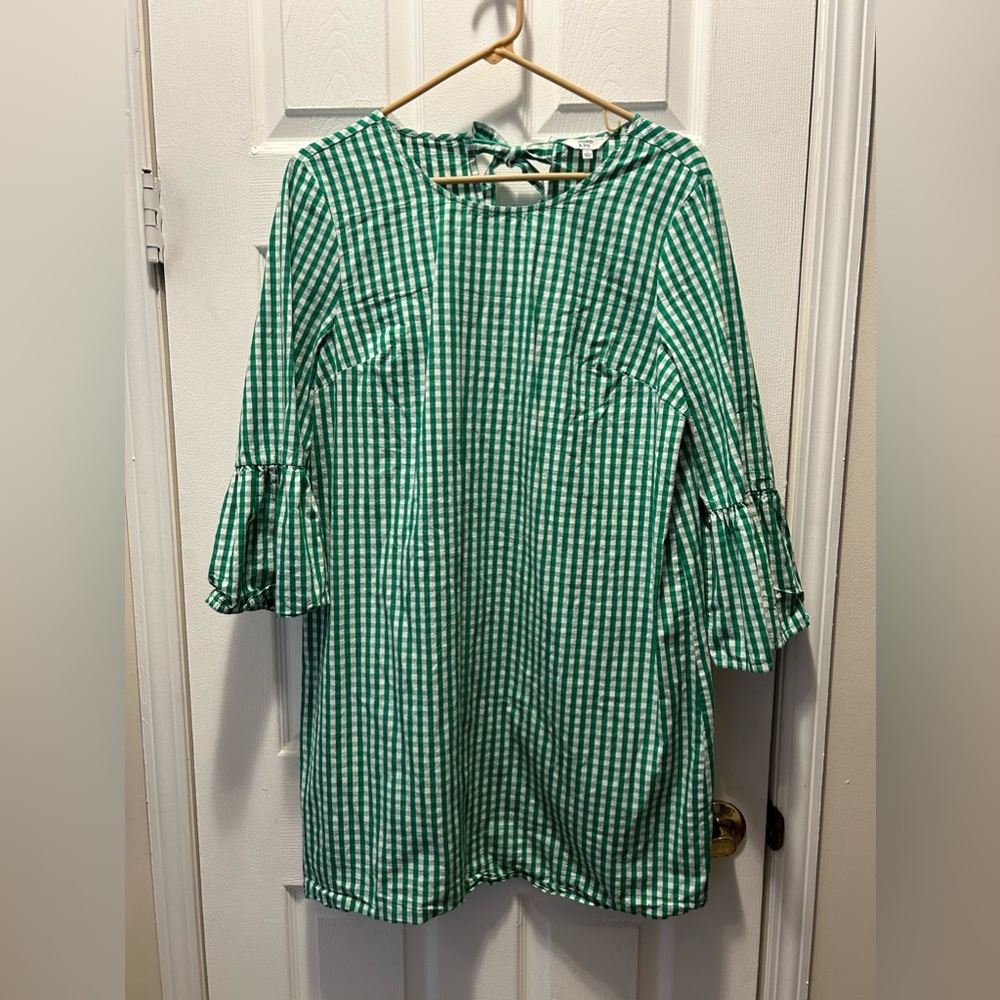 Crown & Ivy gingham dress large